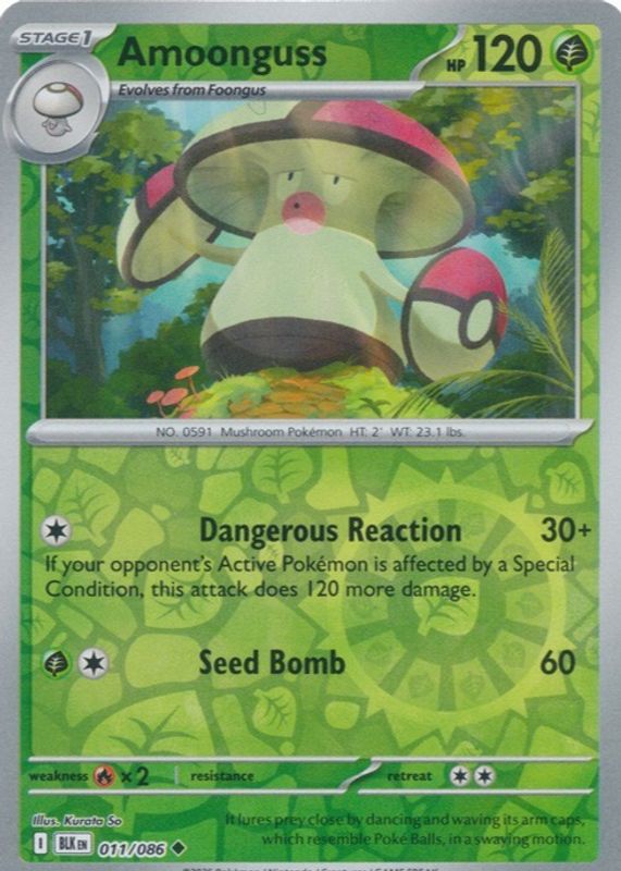 Amoonguss 011/086 Reverse Holo