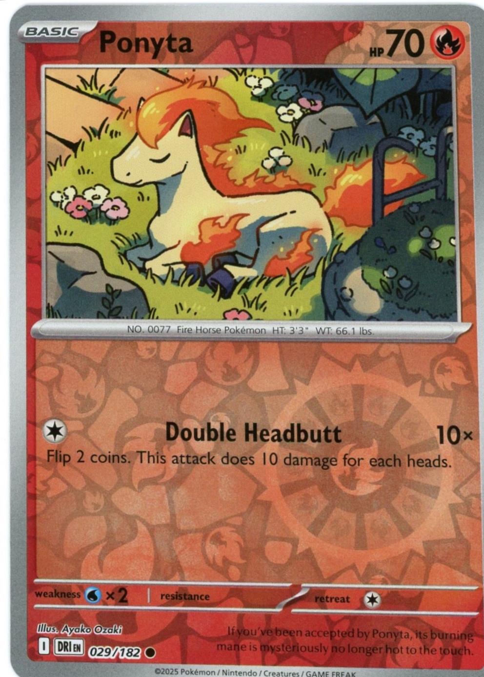 Ponyta 029/132 Reverse Holo