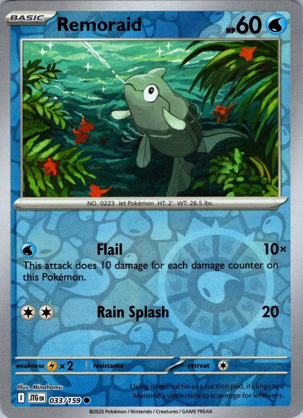 Remoraid 033/159 Reverse Holo