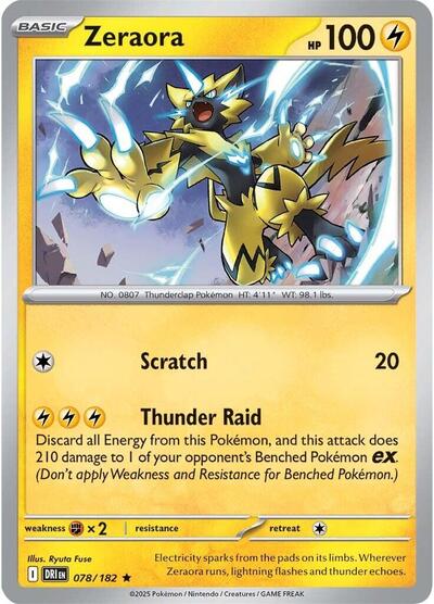 Zeraora 078/182 Holo