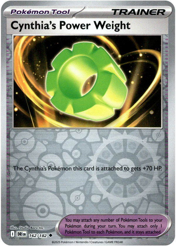Cynthia's Power Weight 162/182 Reverse Holo