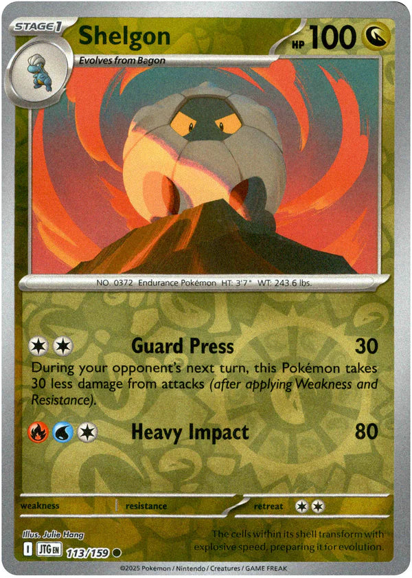 Shelgon 113/159 Reverse Holo