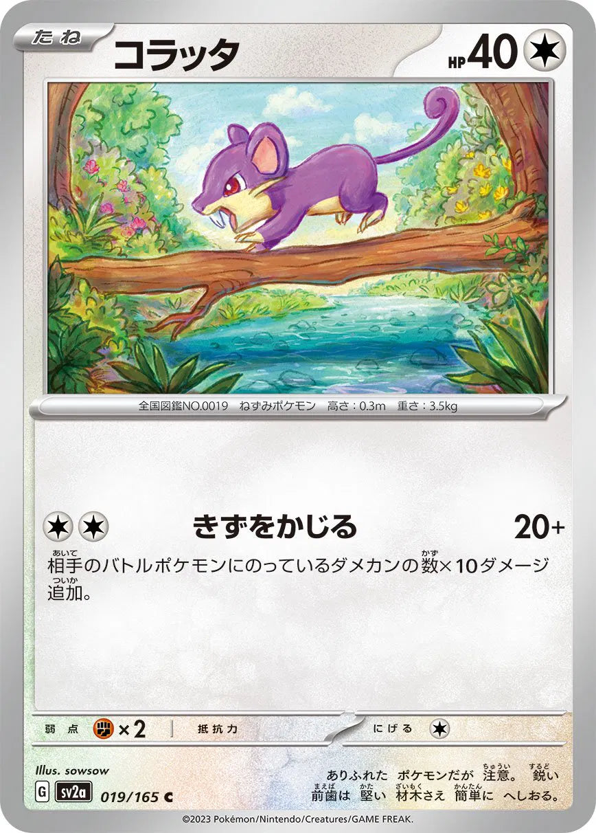Rattata 019/165
