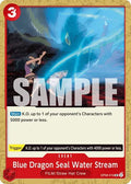 Blue Dragon Seal Water Stream OP06-019