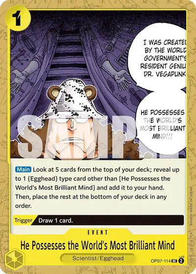 He Possesses the World's Most Brilliant Mind OP07-114