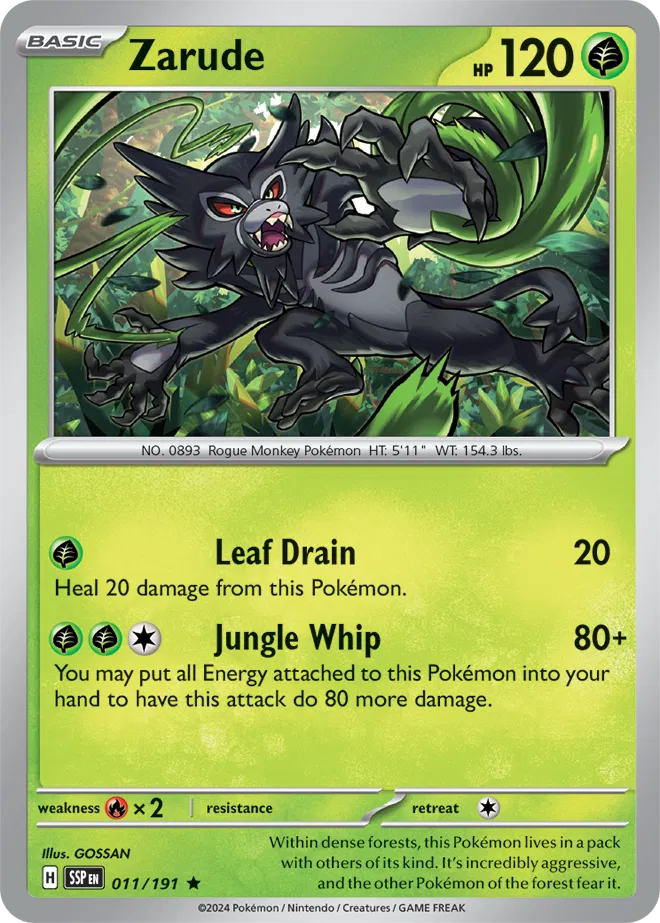 Zarude 011/191 Holo