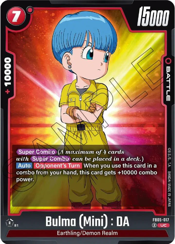 Bulma (Mini): DA FB05-017