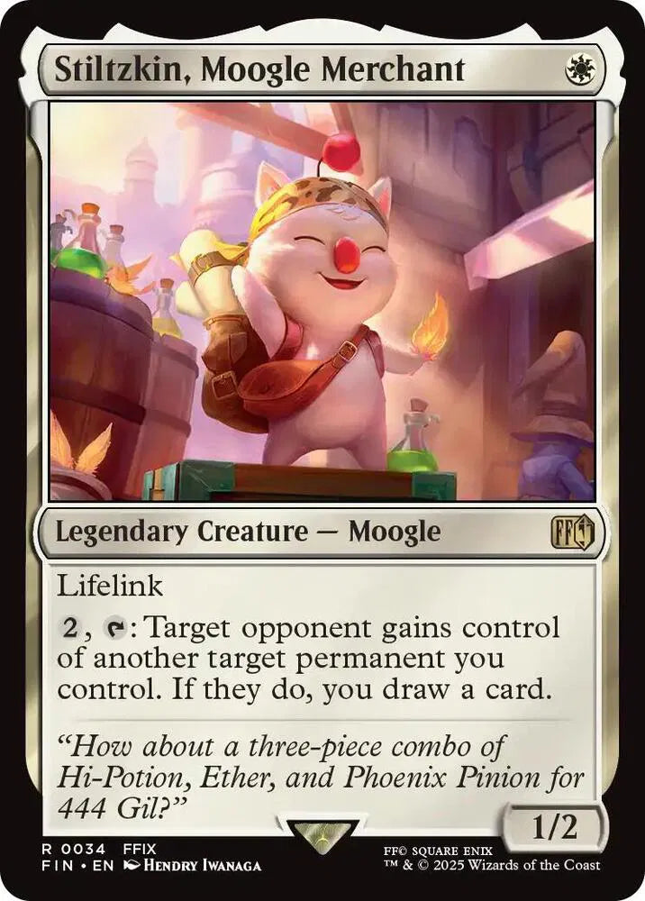 Stiltzkin, Moogle Merchant 34