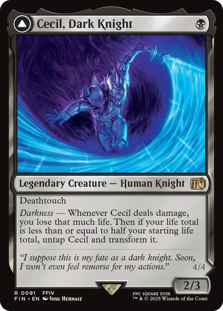 Cecil, Dark Knight // Cecil, Redeemed Paladin 91