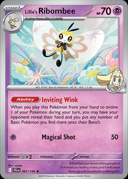 Lillie's Ribombee 067/159 Holo
