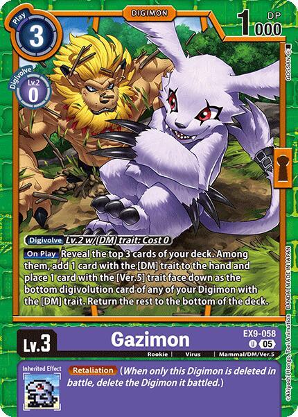 Gazimon EX9-Versus Monsters