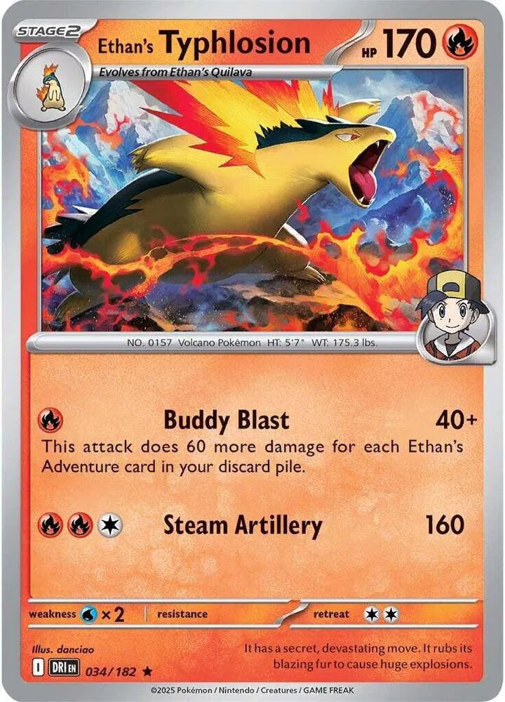Ethan's Typhlosion 034/182 holo