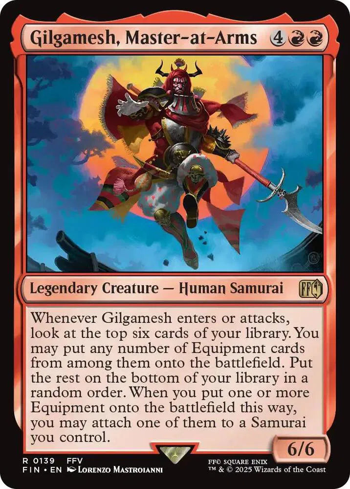 Gilgamesh, Master-at-Arms 139