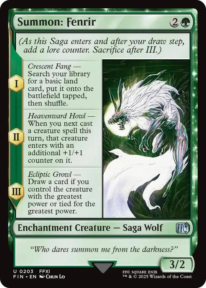 Summon: Fenrir 203