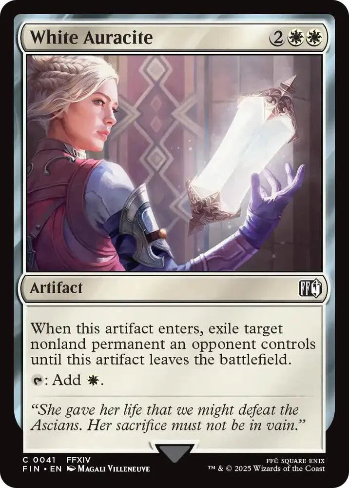 White Auracite 41 Foil