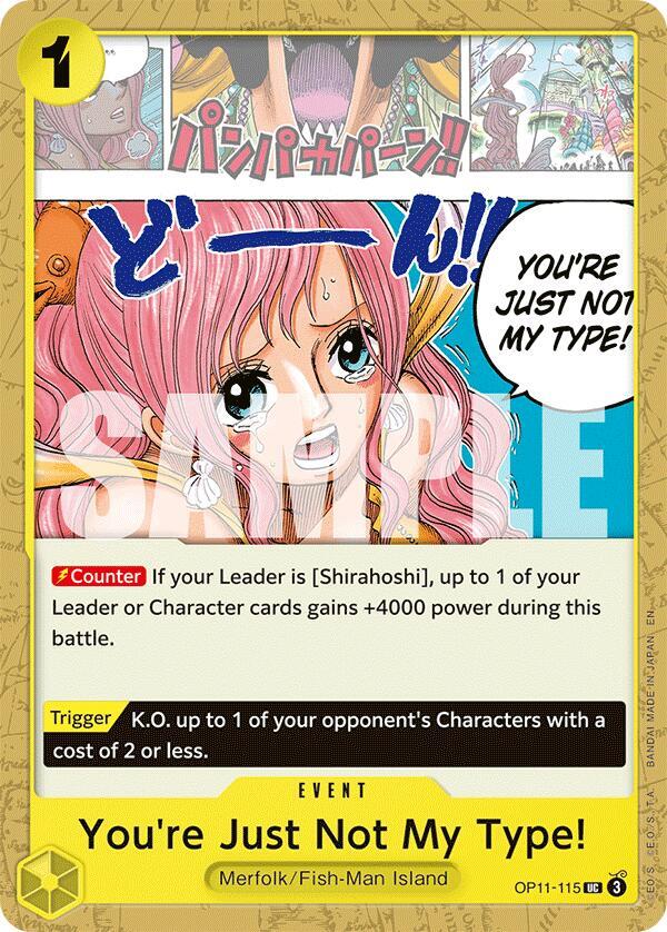 You're Just Not My Type! OP11-115