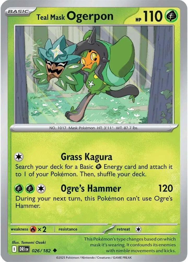 Teal Mask Ogerpon 026/182