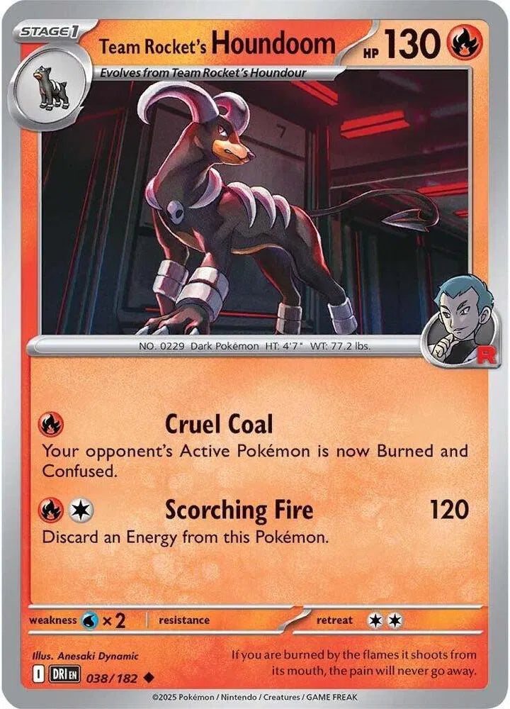 Team Rocket's Houndoom 038/182