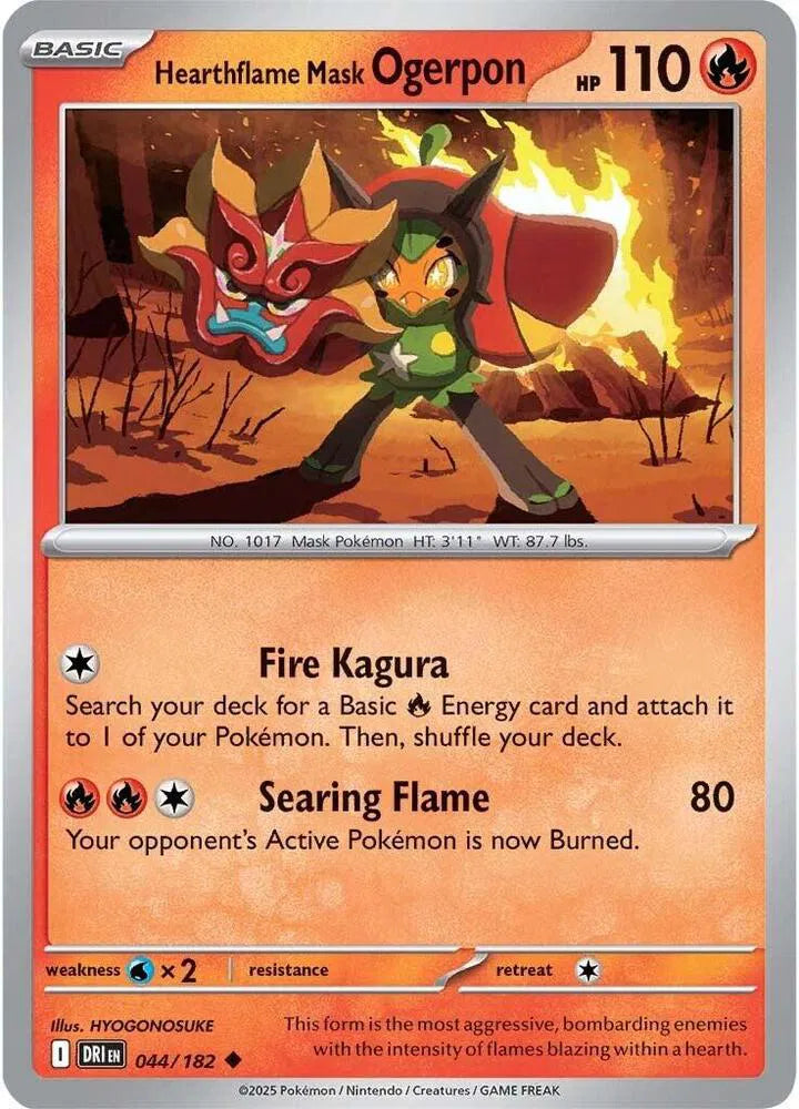 Hearthflame Mask Ogerpon 044/182