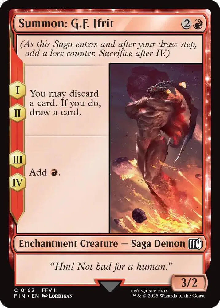 Summon: G.F. Ifrit 163