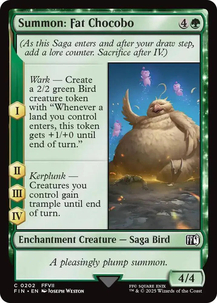 Summon: Fat Chocobo 202 Foil