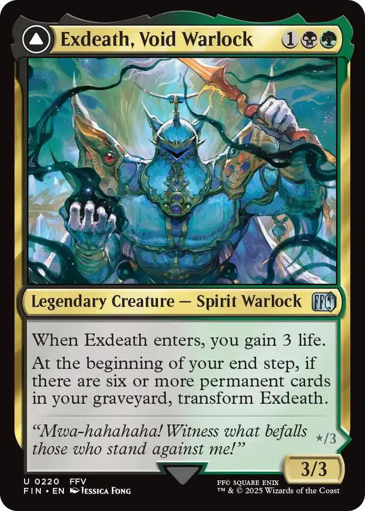 Exdeath, Void Warlock 220 Foil