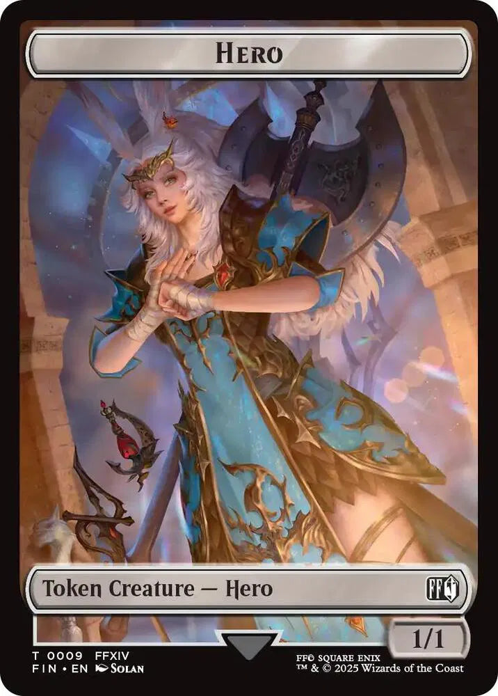 Hero (0009) // Treasure Double-Sided Token
