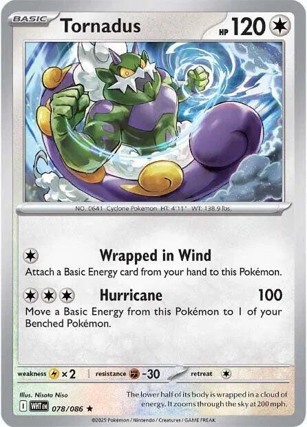 Tornadus 078/086 Holo