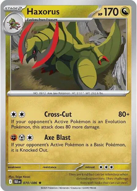 Haxorus 070/086 Holo
