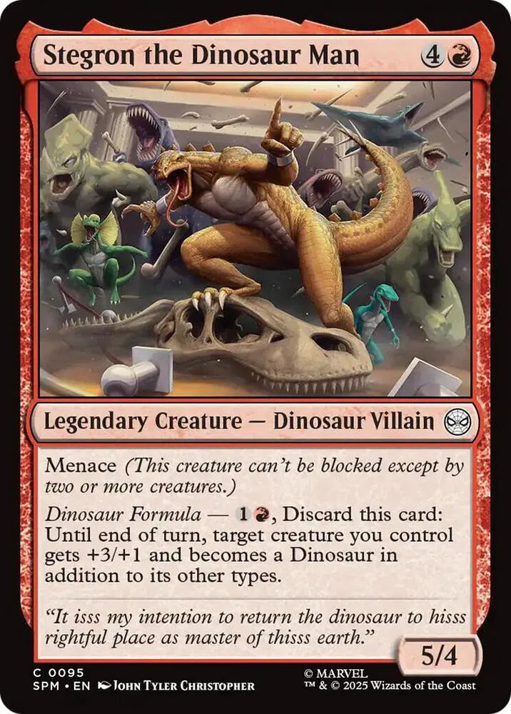 Stegron the Dinosaur Man 95