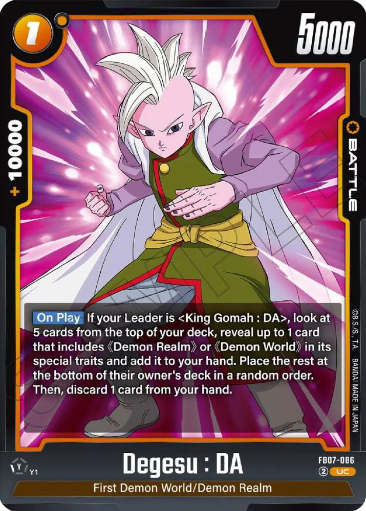 Degesu: DA FB07-086