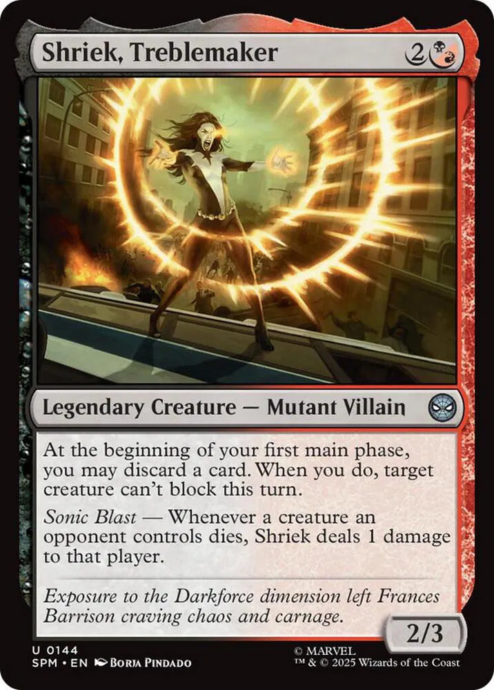 Shriek, Treblemaker 144