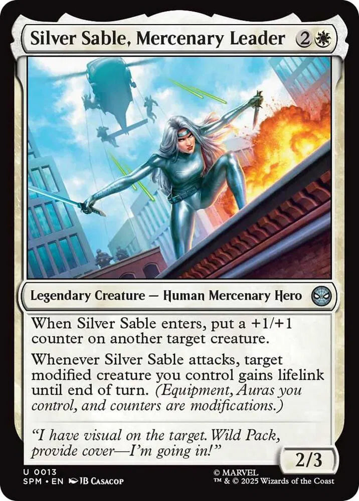Silver Sable, Mercenary Leader 13