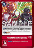 Alexandrite Memory Boost! LM - 051 Holo