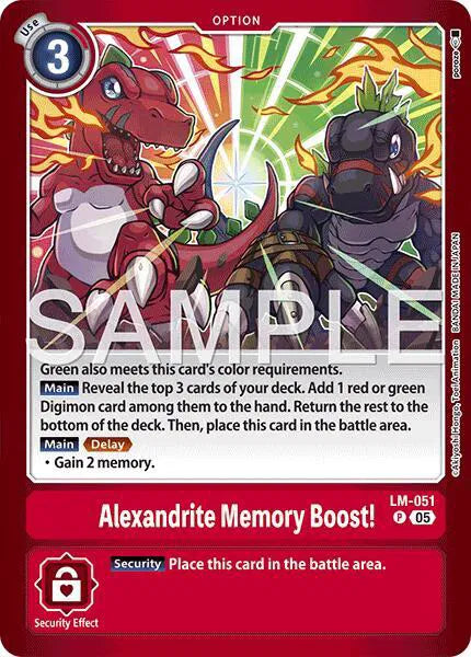 Alexandrite Memory Boost! LM - 051 Holo