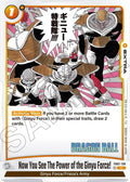 Now You See The Power of the Ginyu Force! FB01-138 Holo