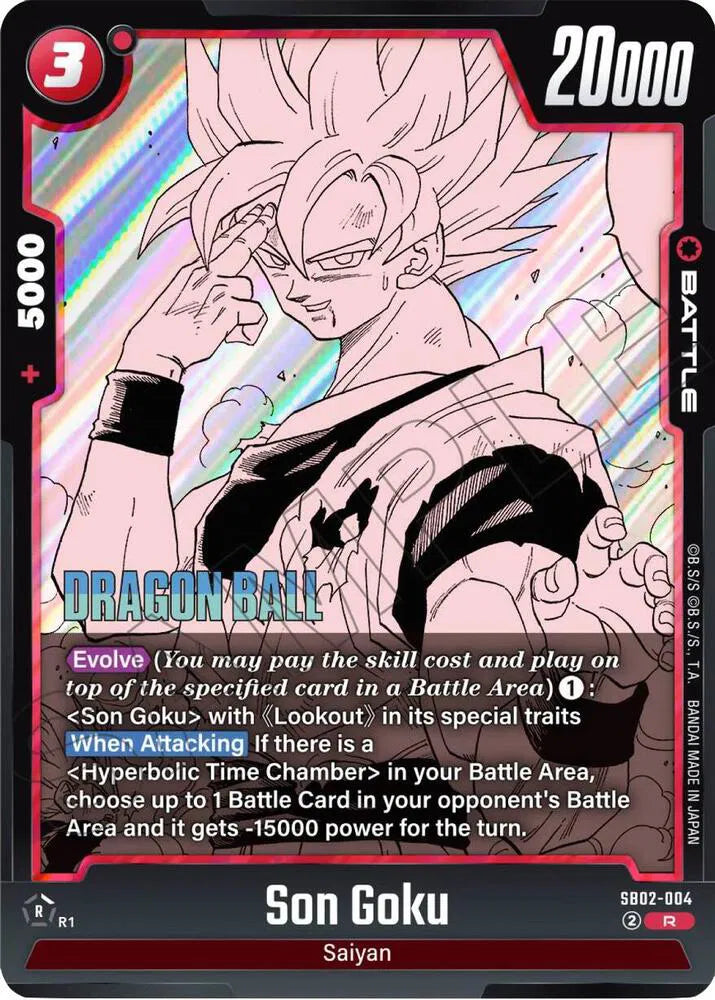 Son Goku SB02-004 Holo
