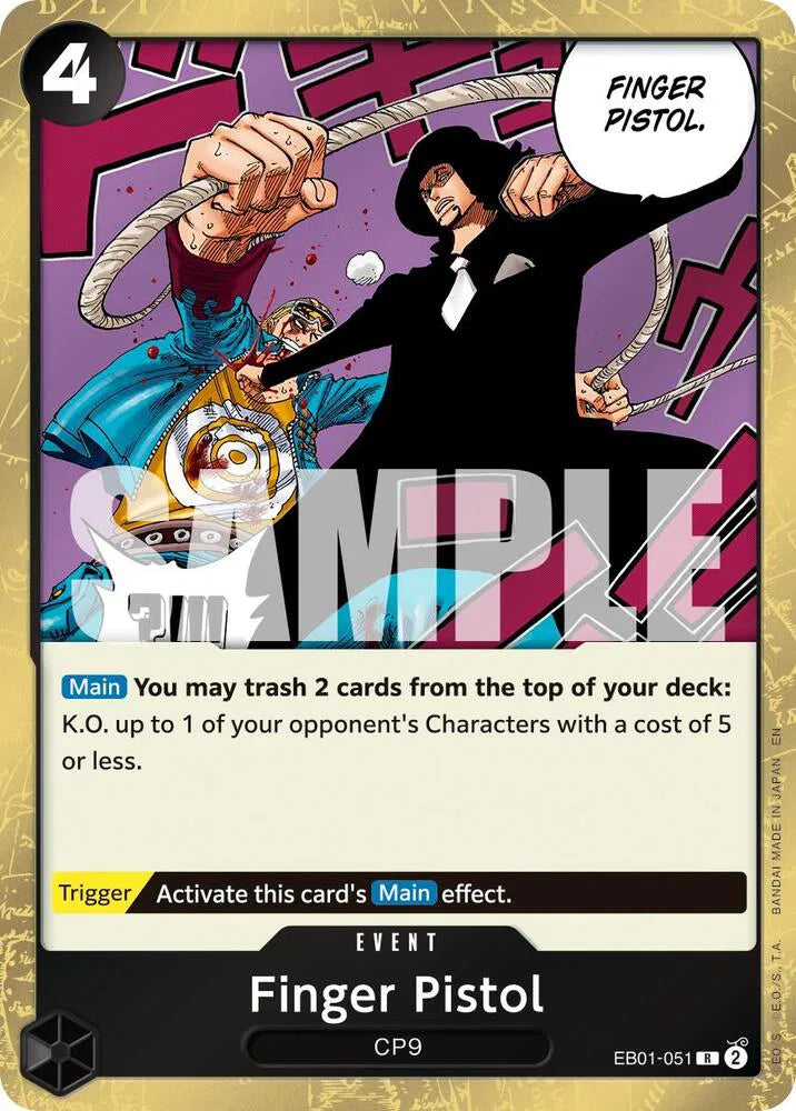 Finger Pistol EB01-051 Reprint