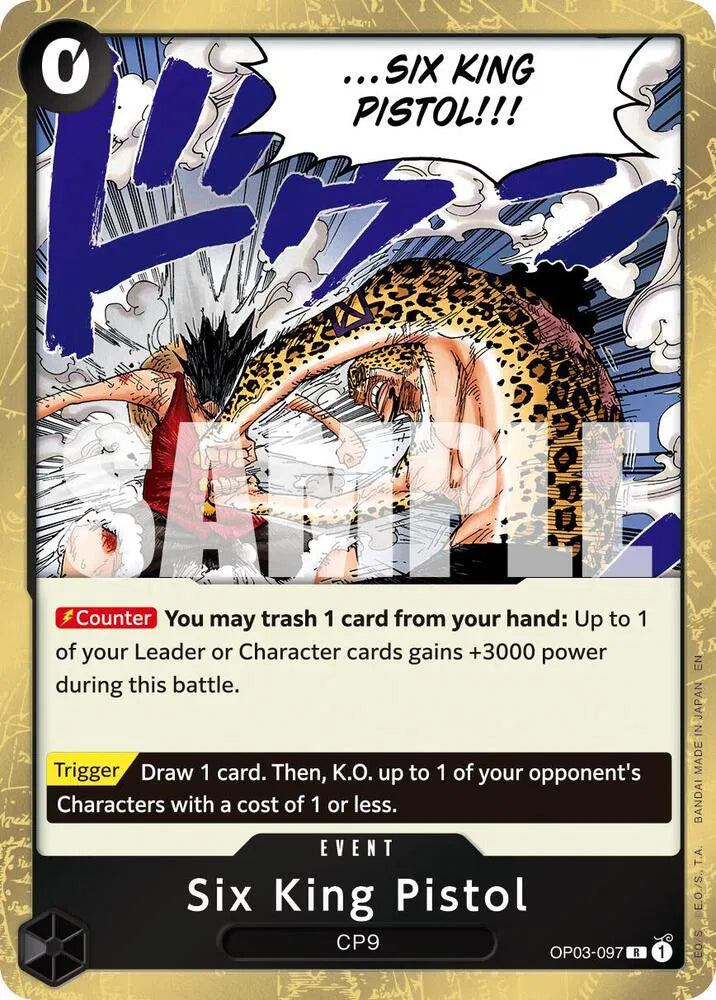 Six King Pistol OP03-097 Reprint Holo