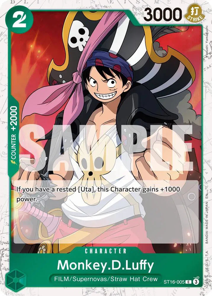 Monkey.D.Luffy ST16-005 Pirate Foil