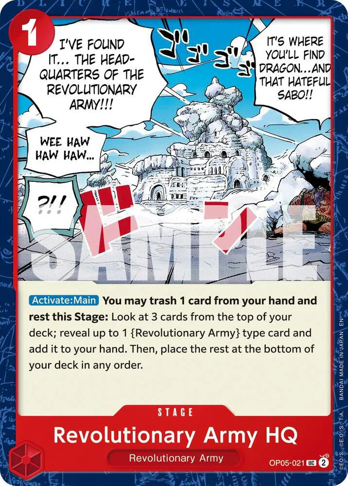 Revolutionary Army HQ OP05-021 Reprint