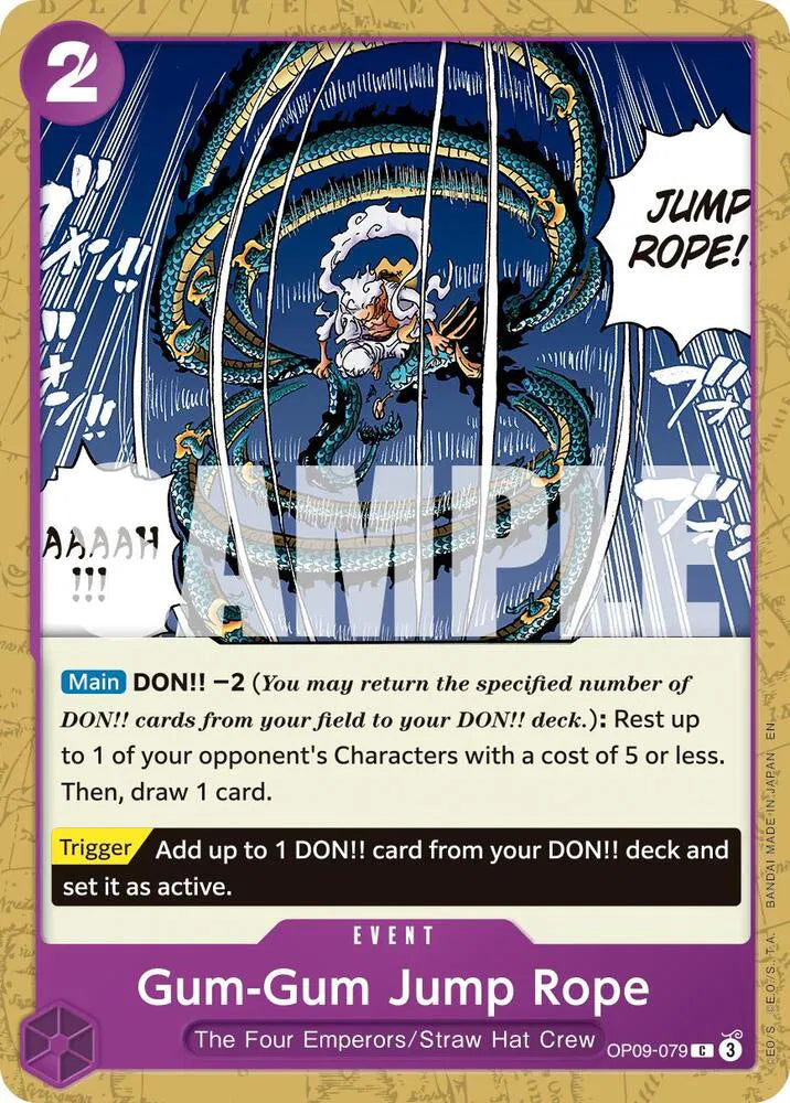Gum-Gum Jump Rope OP09-079 Reprint