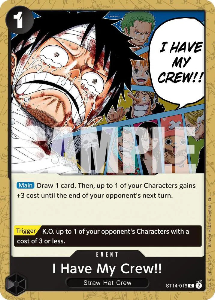 I Have My Crew!! ST14-016(Reprint)