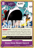 Slow-Slow Beam Sword OP07-076 Reprint