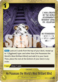 He Possesses the World's Most Brilliant Mind OP07-114 Pirate Foil