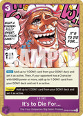 It's to Die For (Reprint) OP08-076