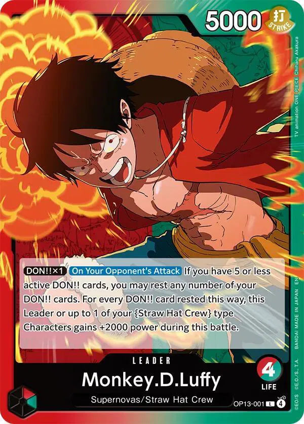 Monkey.D.Luffy OP13-001