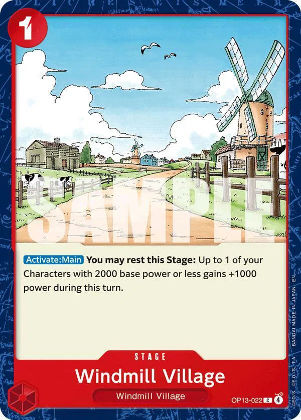 Windmill Village OP13-022