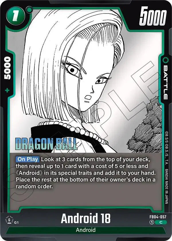Android 18 FB04-057 Holo