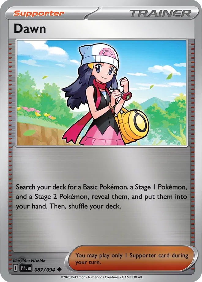 Dawn 087/094 Reverse Holofoil